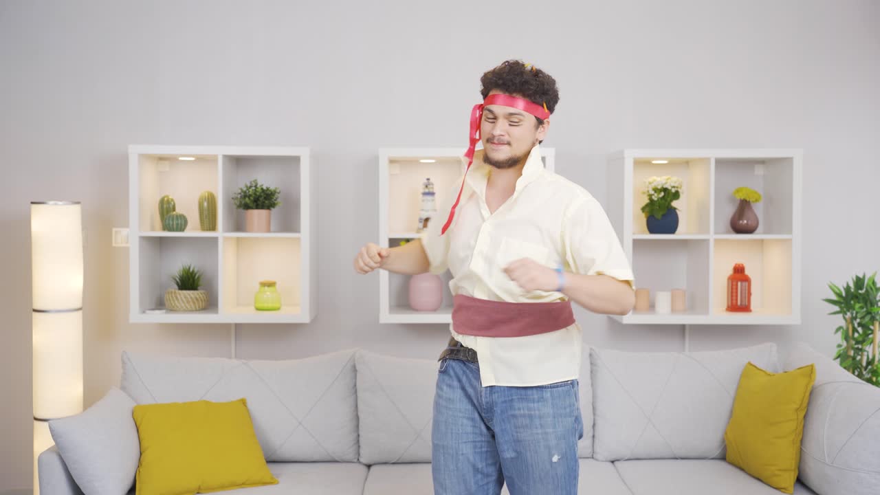 스포츠를 하는 재 ⁇ 는 남자.