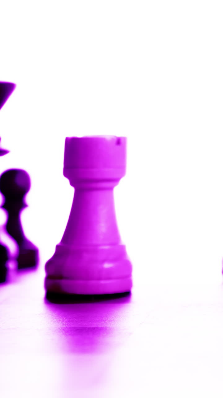 chess pieces in vertical video
