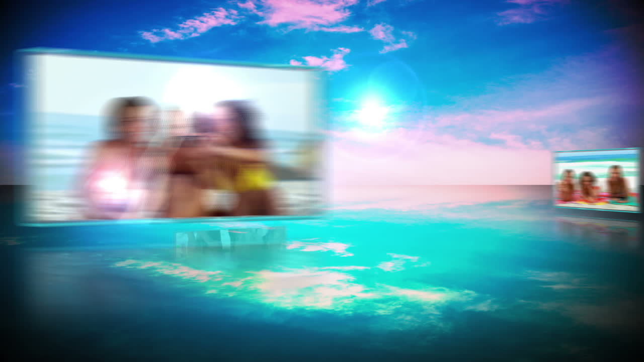 휴가 클립의 몬테이지