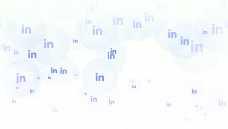 icons of linkedin social network on simple background 1