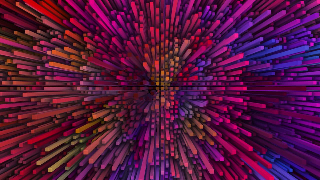 fondo de cubos de baile colorido 3d