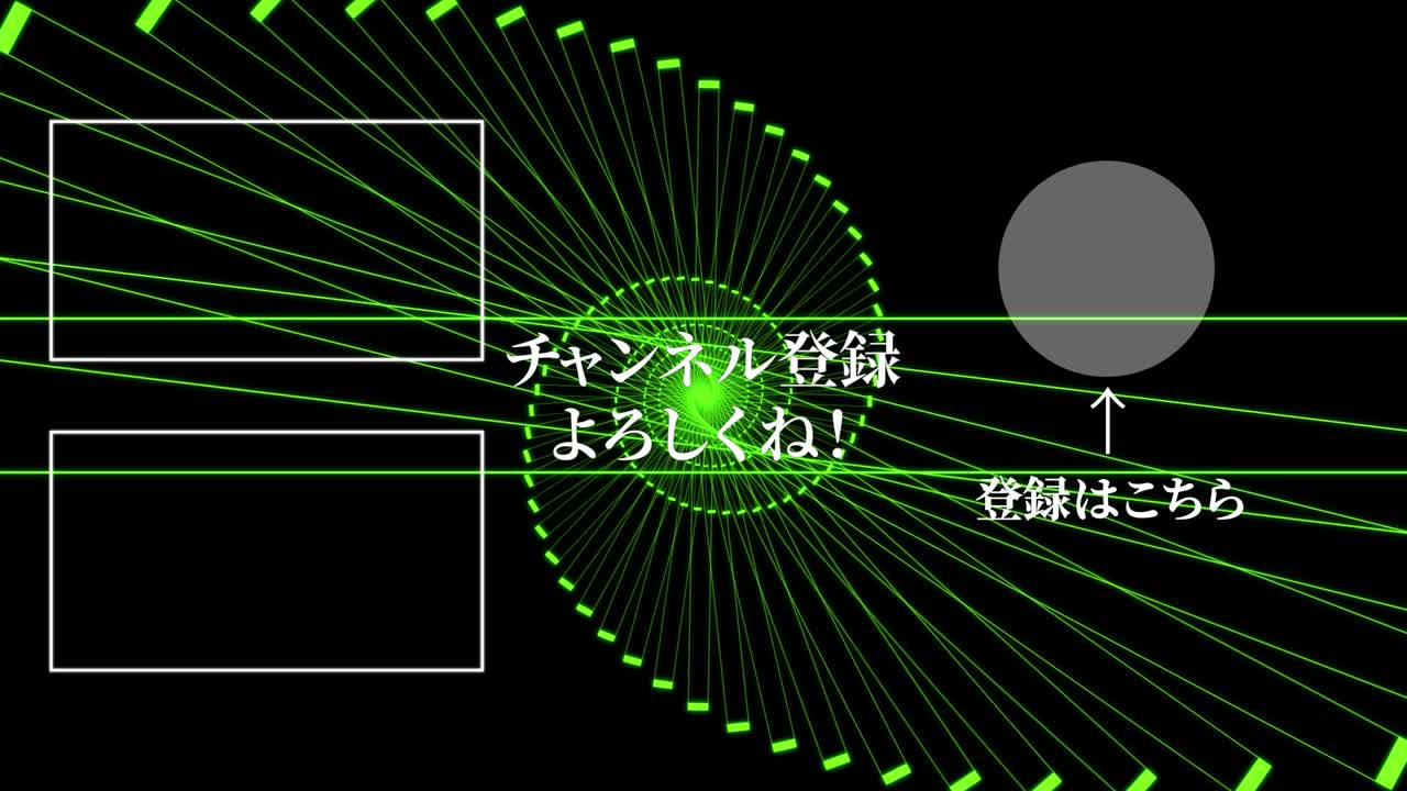 Shape continuous progress Japan Language end card motion graphics