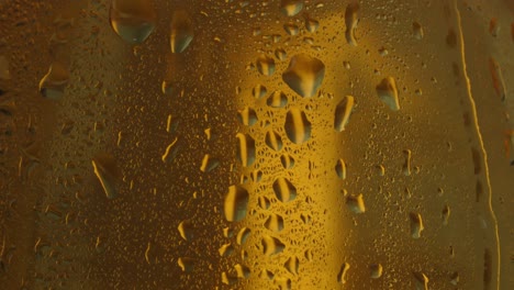 close up gold drops wet
