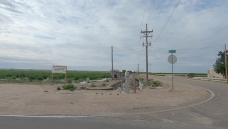 A-country-drive-with-views-of-fields-of-verdant-crops-of-hemp-in-the-heartland-of-America