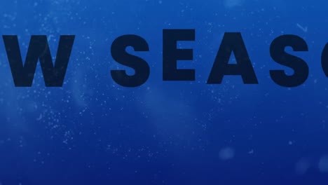 Animation-of-new-season-text-on-blue-background