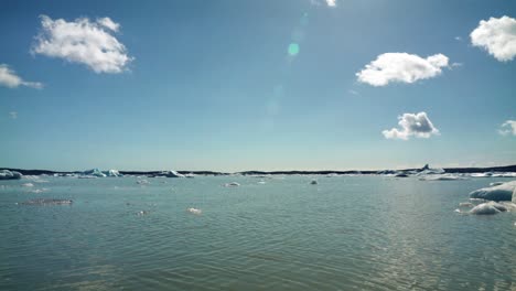 se déplacer sur un lac de glace