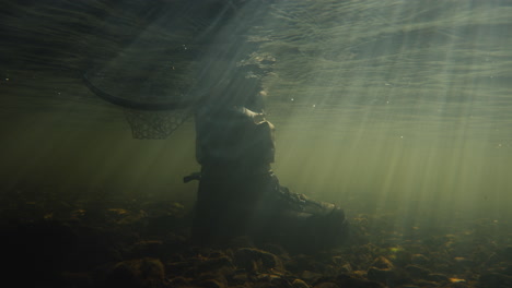 underwater fly fishing