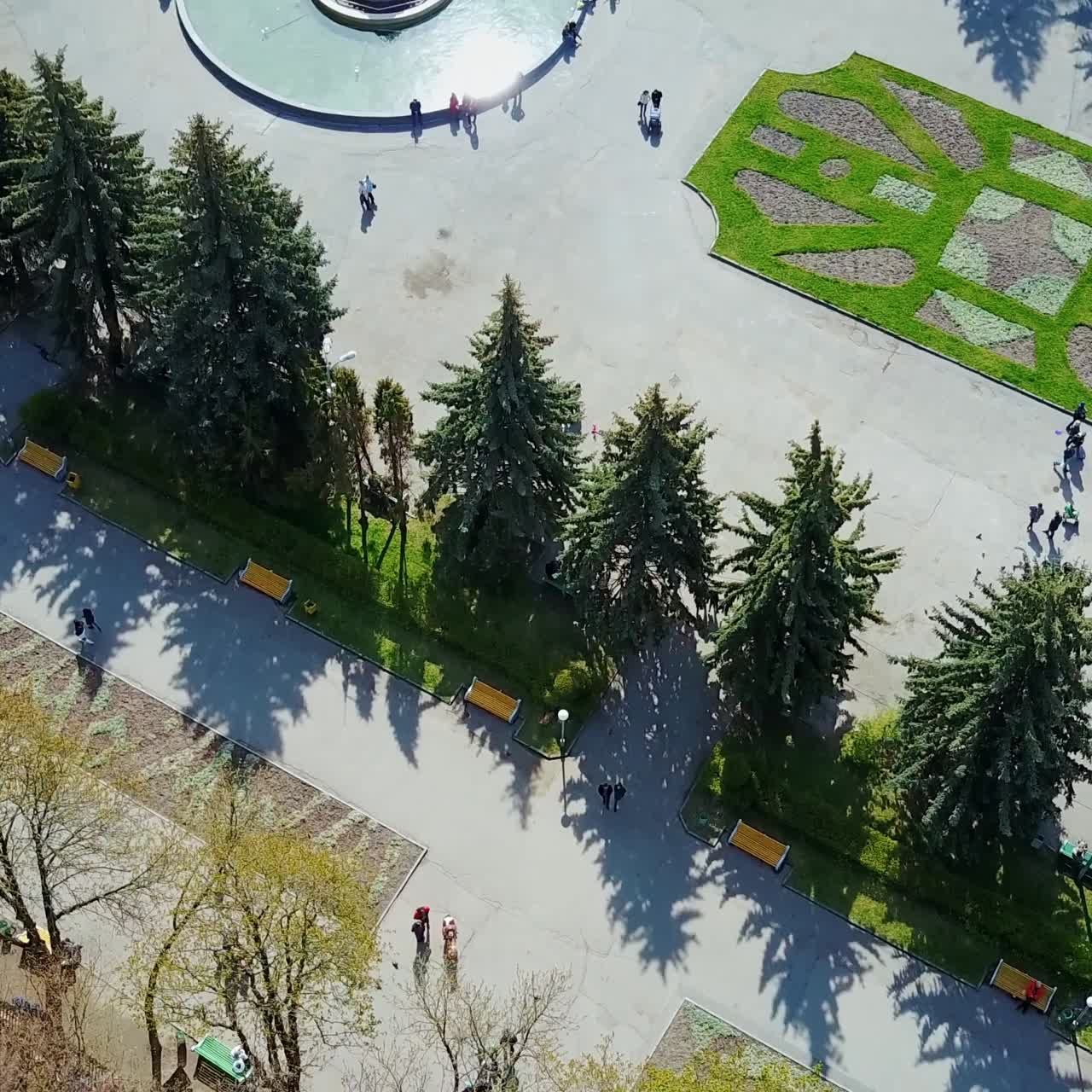 City park from above