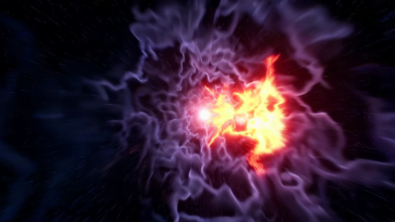 agujero de gusano abstracto en el espacio