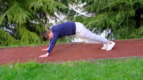 young man sports outdoor