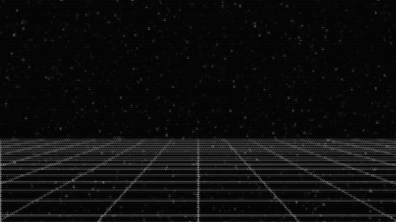 fondo de movimiento animado generado por computadora que muestra las líneas del horizonte de las rejillas del paisaje de la ciudad