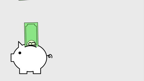 animación digital de la criptomoneda bitcoin