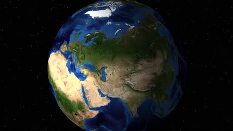 vista cercana progresiva de austria en la tierra