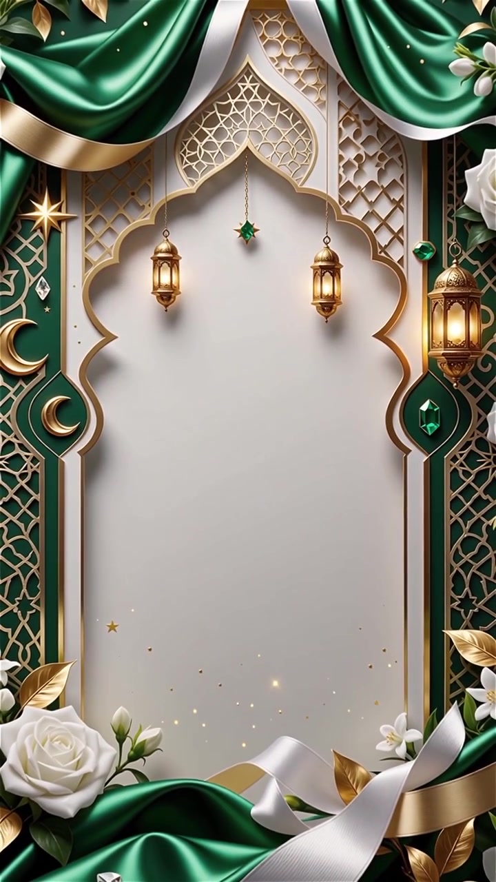 Compleanno del Profeta Maometto Mawlid al-Nabi Sfondo Islamico