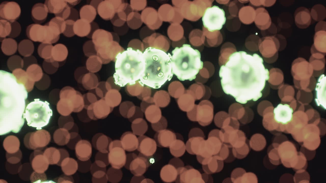 Exploring the beauty of microscopic life against a mesmerizing backdrop