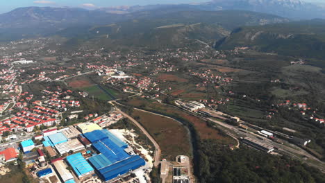 tilting from the industrial area of knin to the high mountains of croatia