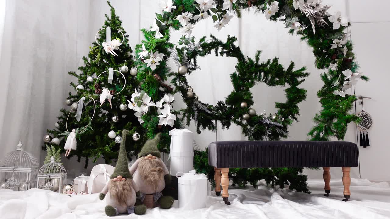 Christmas and New Year's Decorations Background 36