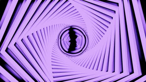 abstract purple spiral geometric pattern