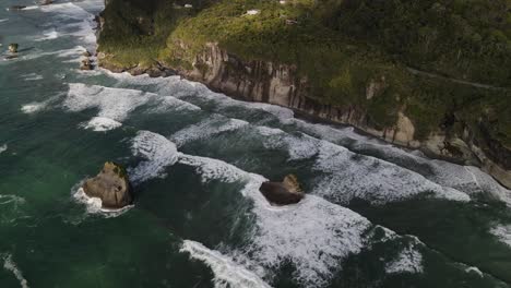 Waves-crashing-on-the-coastline