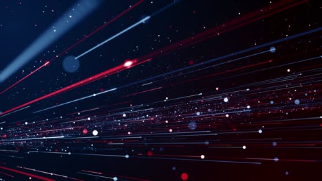 particles blue red event game trailer titles cinematic concert stage background loop