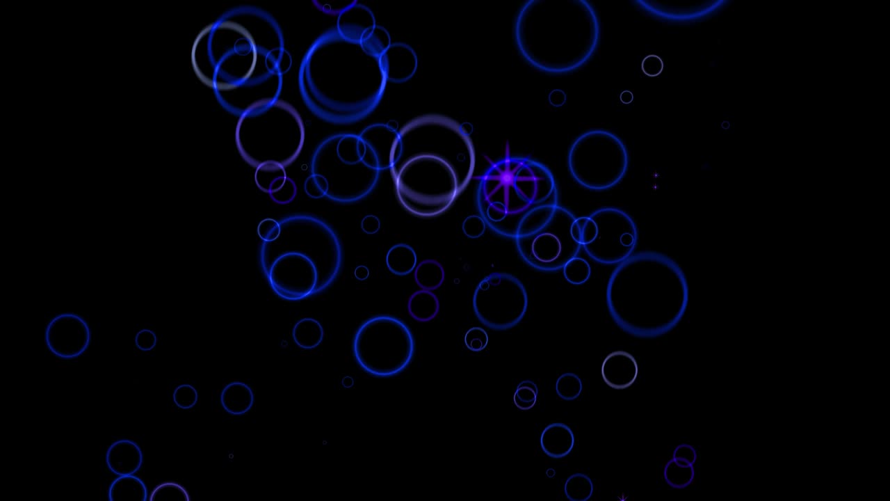 Ring shape Particle Animation Motion Graphics