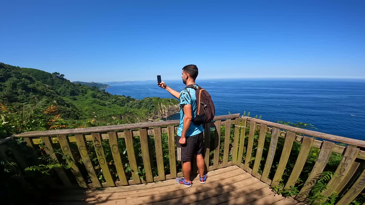 Coastal Landscape with Cliffs and Lush Vegetation