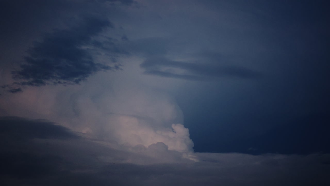 Slow-motion strike reveals sky's electric power in a stormy moment