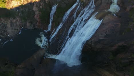 Cascadas-De-Ezaro-En-La-Zona-Montañosa-Del-Río-Xallas-En-Dumbria,-A-Coruña,-España.