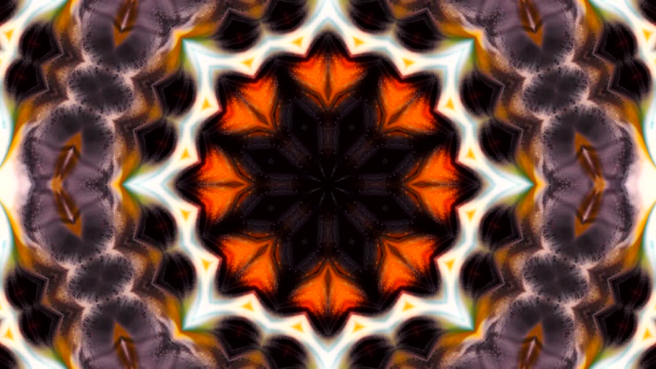 movimiento de fondo de kaleidoscopio abstractamente colorido