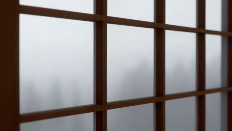 japanese shoji screen detail