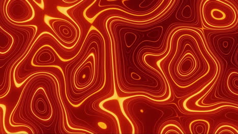 animación de formas rojas sobre fondo negro