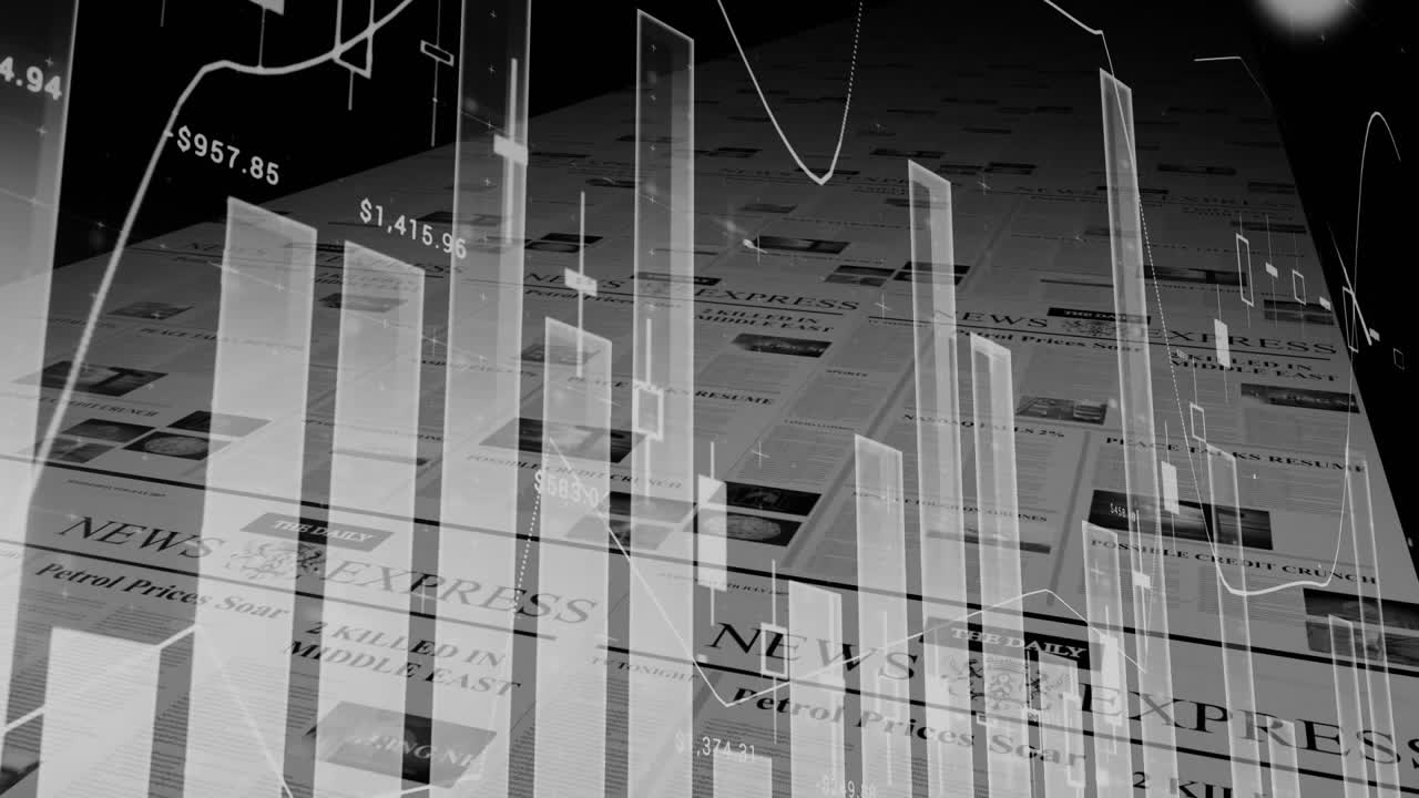 procesamiento de datos estadísticos contra la impresión de periódicos