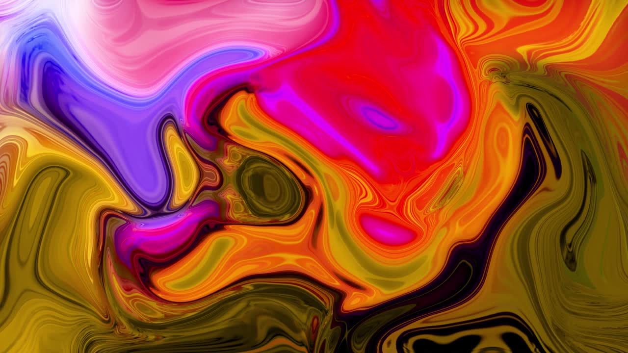 animação tinta colorida textura líquida animação de fundo gráficos vídeo de movimento