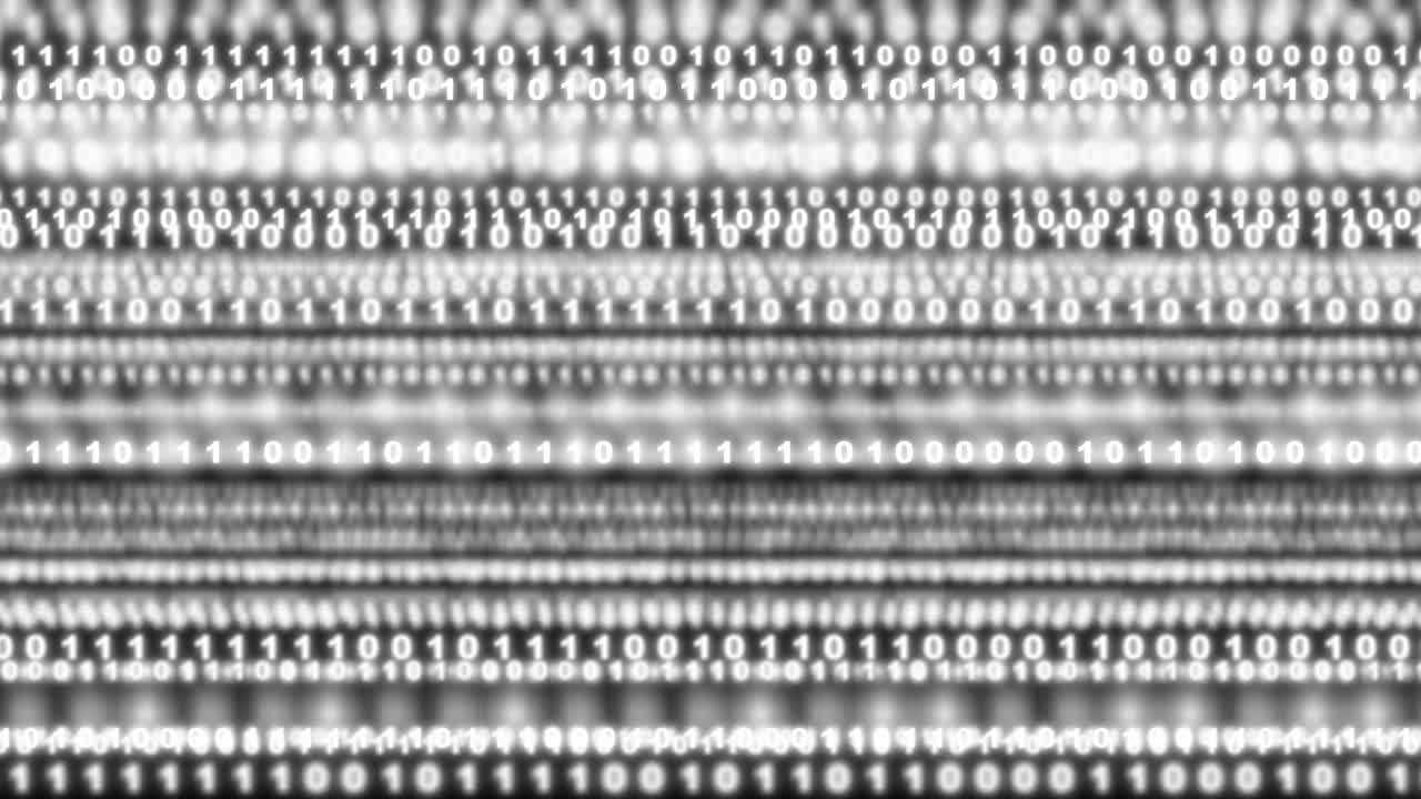Binary code background loop.