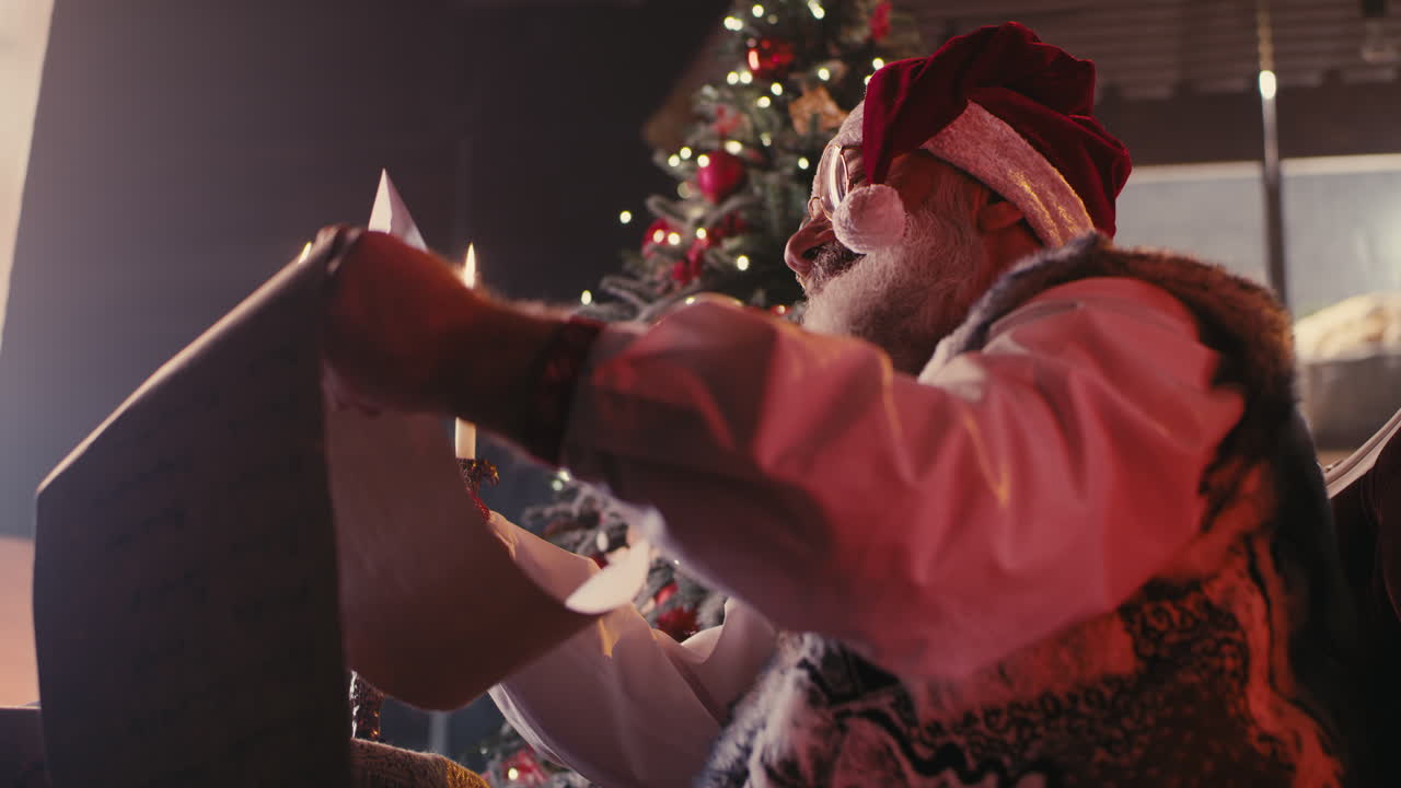 Santa Checking His List