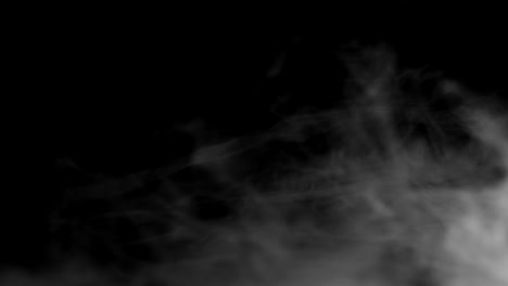 mix different fog and smoke on a black backdrop for the background blending