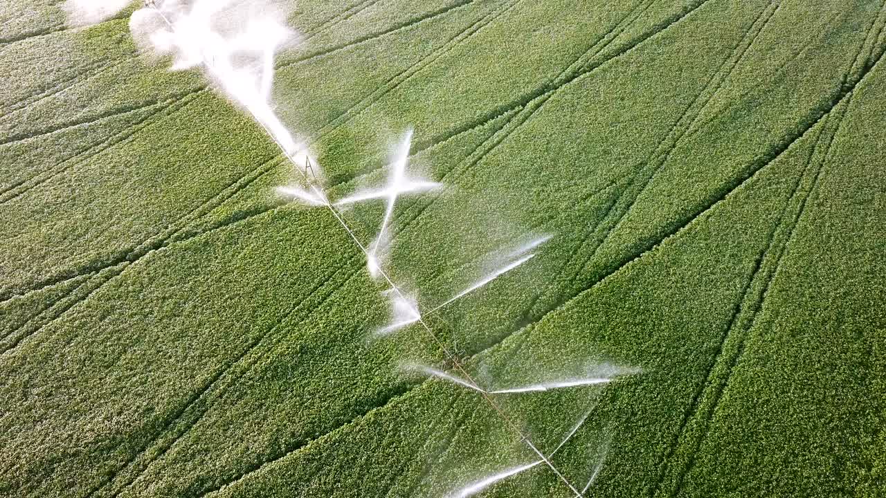 4k 항공기: 태양 반사와 함께 바다, 바다를 날아.