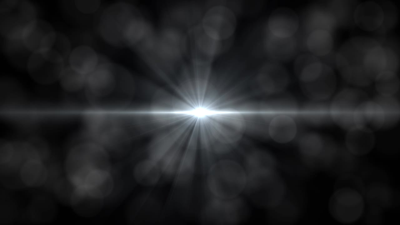 las luces de los rayos de las estrellas 4k las luces de las lentes ópticas las llamaradas de arte de animación brillantes el fondo de la lente de luz hermosa la llamarada de la luz el fondo gráfico de movimiento y la animación