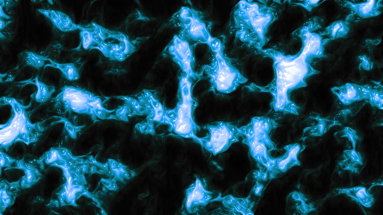 Abstract Glowing Liquid Texture