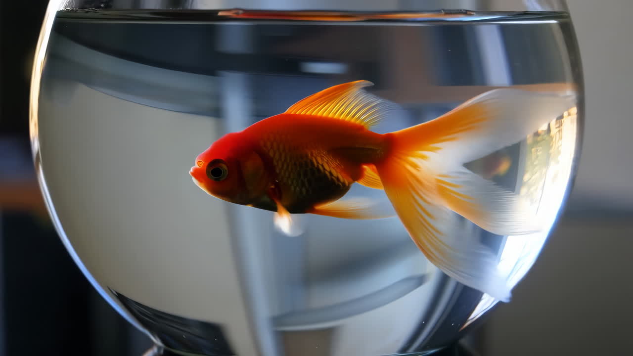 pez de colores en una pecera