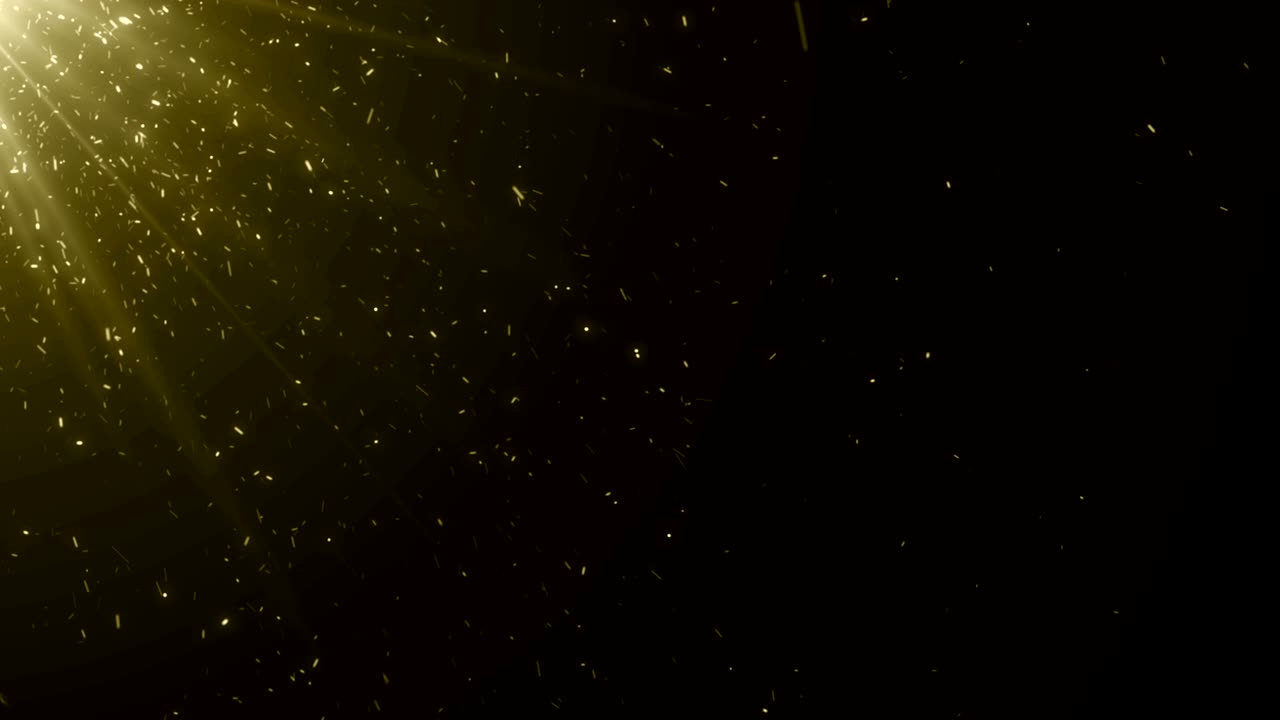 입자 금 반이는 보케상 먼지 추상적인 배경 루프