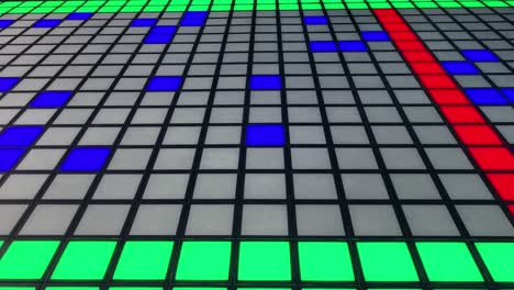 colorful led grid display