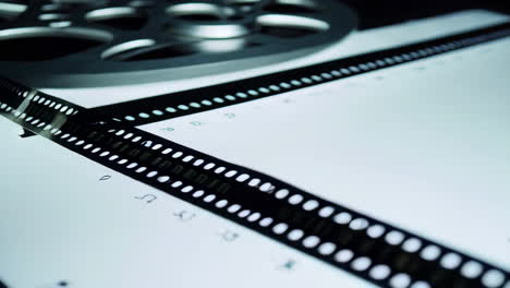 film reel and filmstrip