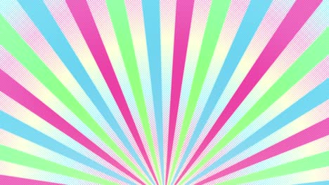 línea de concentración pop y confeti y estrellas[loop]