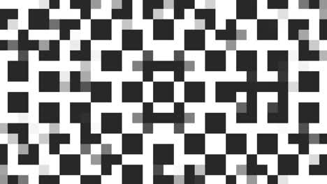 8-Bit-Muster-Mit-Schwarzen-Und-Weißen-Pixeln