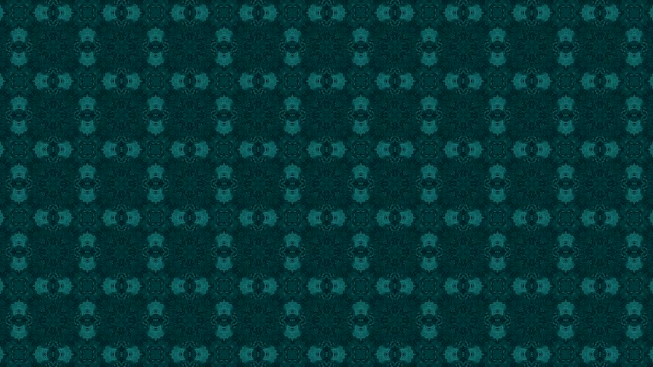 fondo con un patrón simétrico y movimiento creando células en tonos azules oscuros