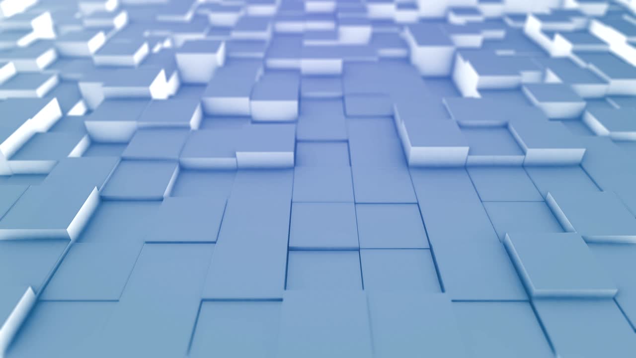 cubos 3d movimiento bucle sin costuras