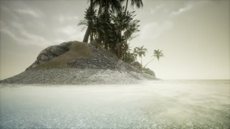 soft twilight of the amazing tropical marine beach