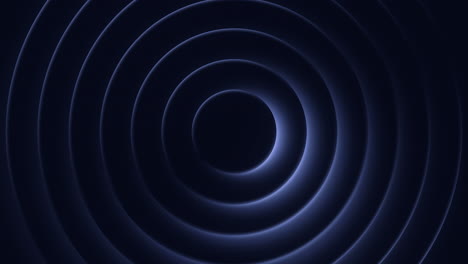 abstract dark blue concentric circles