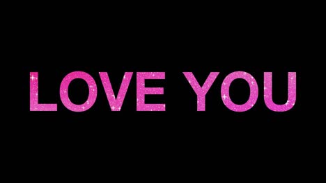 love you glamorous glitter background with sparkling texture. 4k video animation of twinkling lights, stars, sparkles, sparks, and sparkling backgrounds.